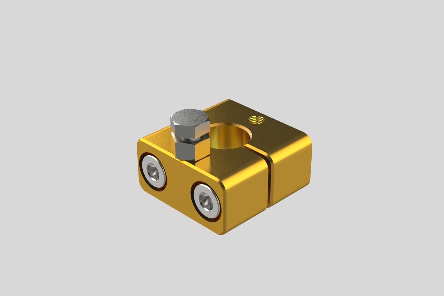 DIA-SR12 Stellring Aluminium gold eloxiert für Säulen Ø12 mm