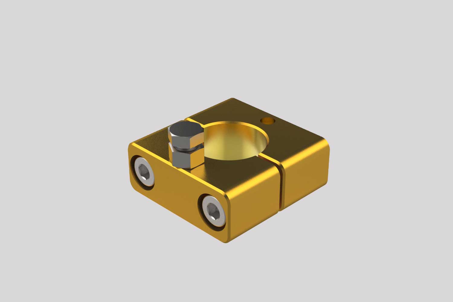 DIA-SR20 Stellring Aluminium gold eloxiert für Säulen Ø20 mm