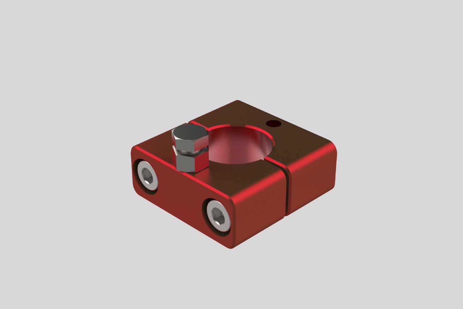 DIA-SR20 Stellring Aluminium rot eloxiert für Säulen Ø20 mm