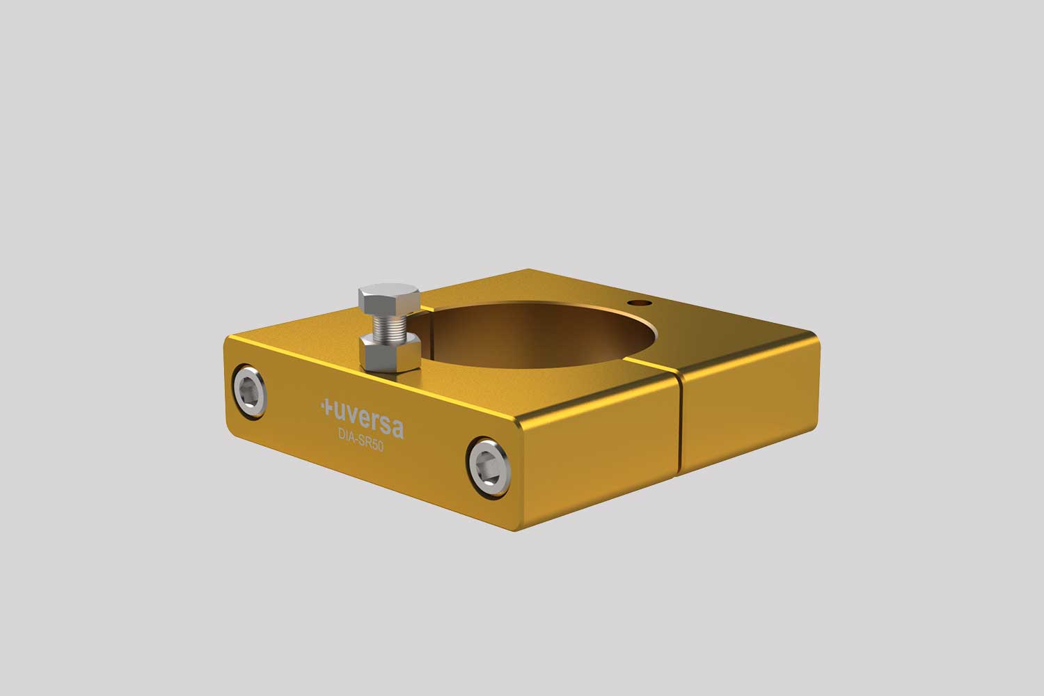 DIA-SR50 Stellring Aluminium gold eloxiert für Säulen Ø50 mm