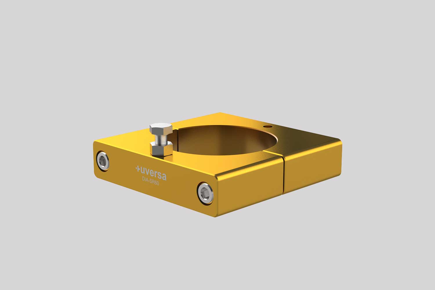 DIA-SR60 Stellring Aluminium gold eloxiert für Säulen Ø60 mm