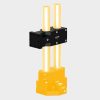 Detailansicht EVO-DM Duo-Modul schwarz eloxiert