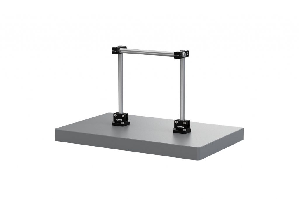 Beispiel eines Portalaufbaus mit den uversa Komponenten PEX-MS12 und SENO-KV12-12