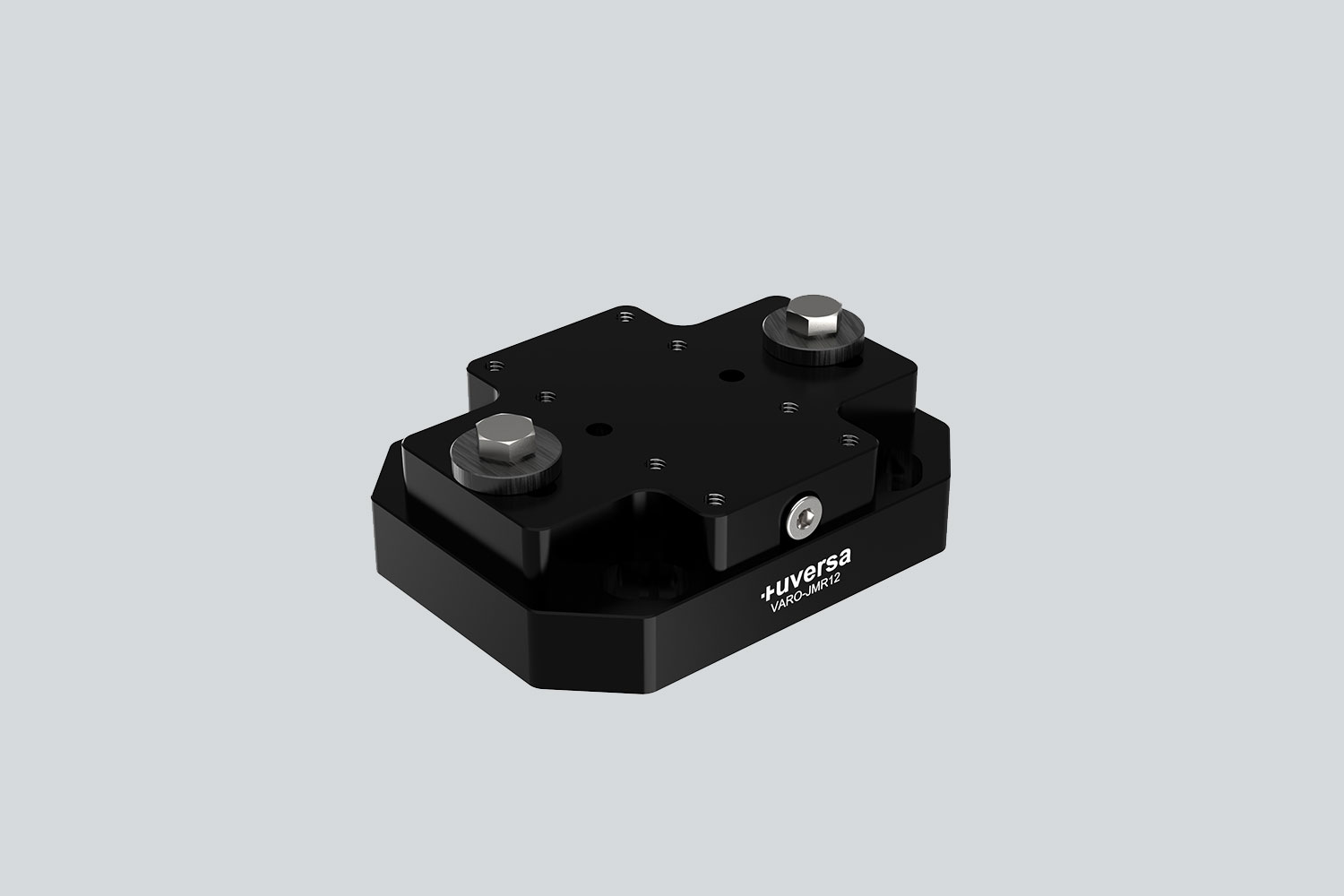 VARO-JMR12 Justiermodul 2.0 aus eloxiertem Aluminium, modulare Befestigung, schwarz eloxiert