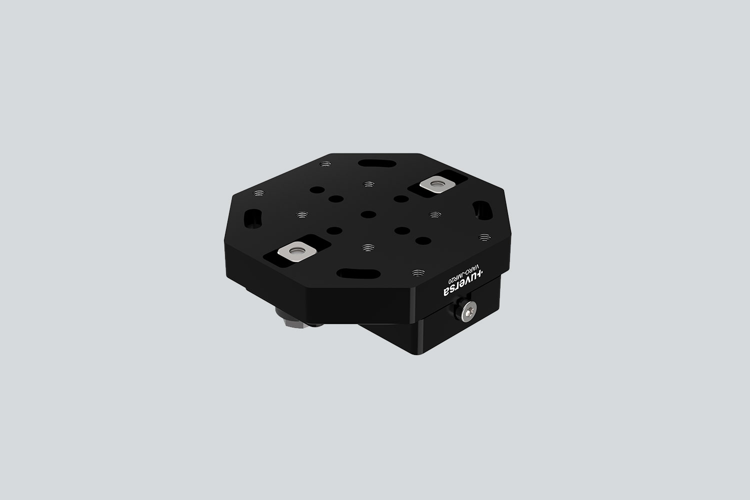 VARO-JMR20 Justiermodul 2.0 aus eloxiertem Aluminium, modulare Befestigung, schwarz eloxiert