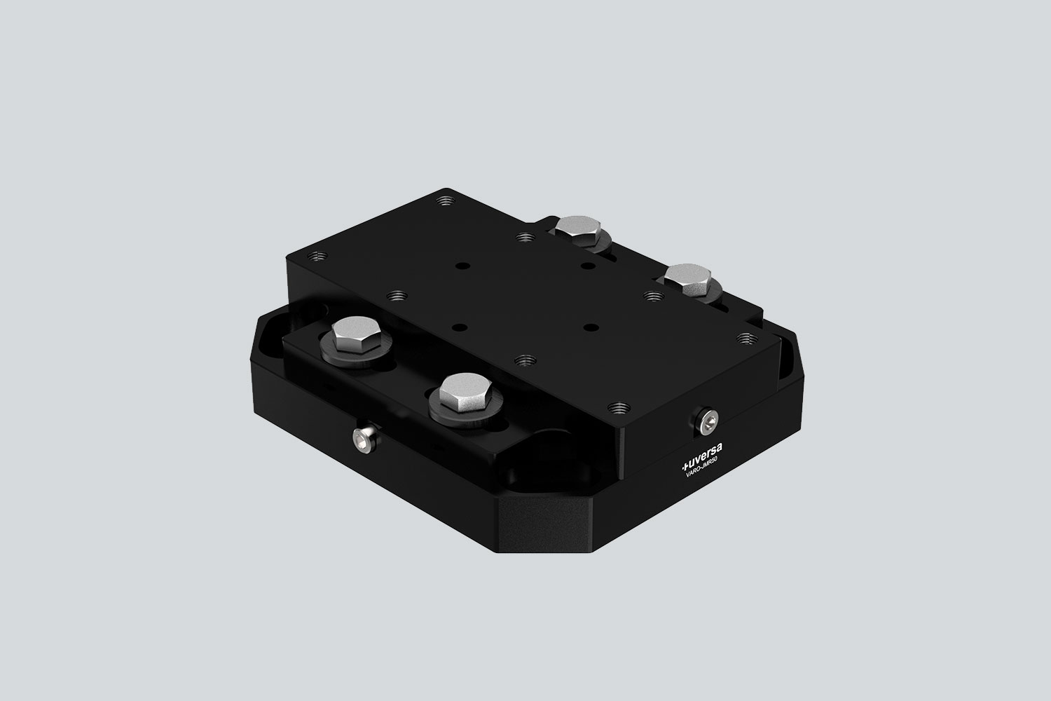 VARO-JMR50 Justiermodul 2.0 aus eloxiertem Aluminium, modulare Befestigung, schwarz eloxiert