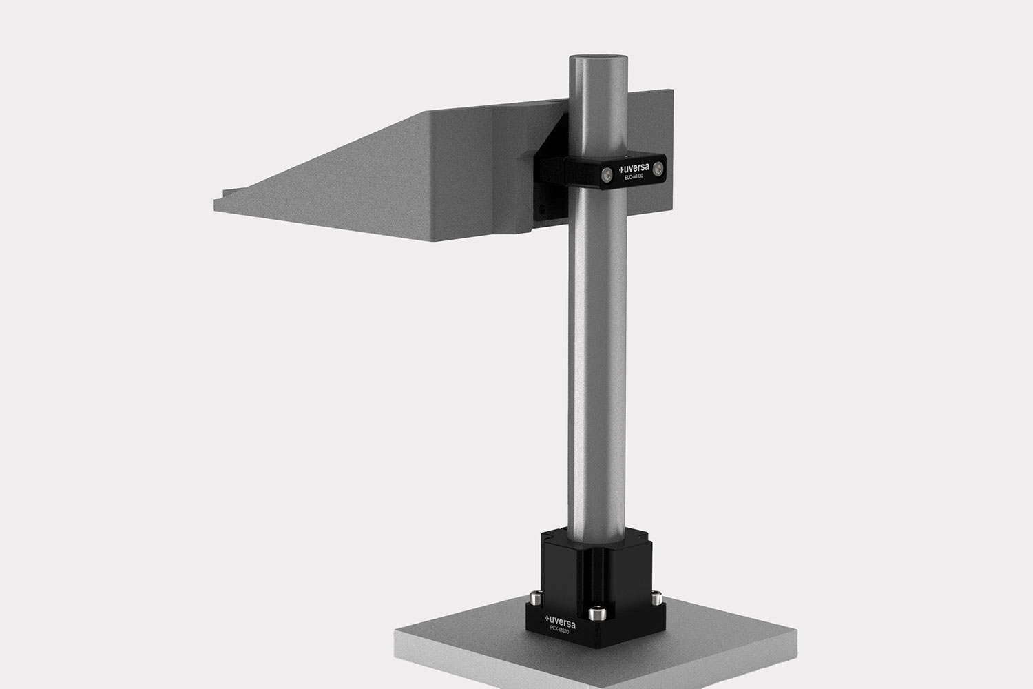 Aufbaubeispiel-Gridfinity-Ablage in Verbindung mit dem uversa Modulhalter ELO-MH