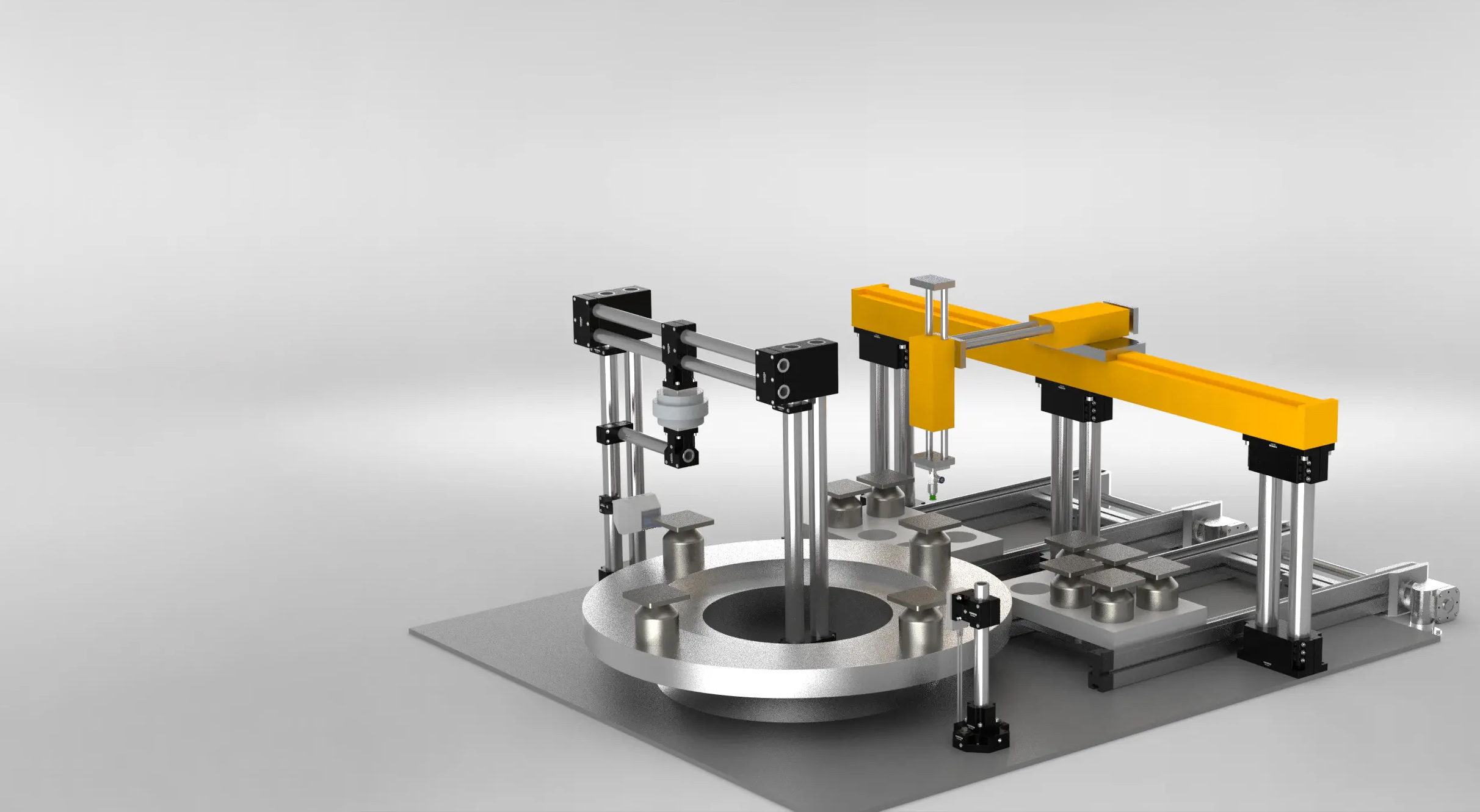 Schwimmausgleich AXIS-SA50 - Modul zur Kompensation von Achsversatz und Toleranzen, geeignet für Einpress- und Kontaktieranwendungen